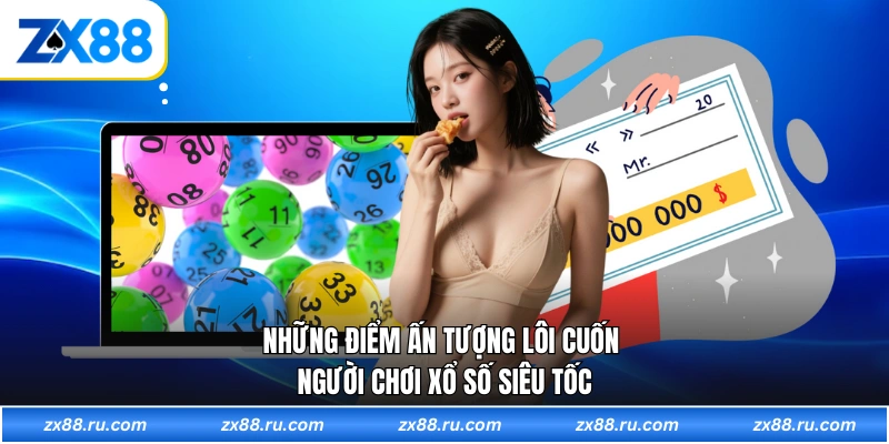 Những điểm ấn tượng lôi cuốn người chơi xổ số siêu tốc